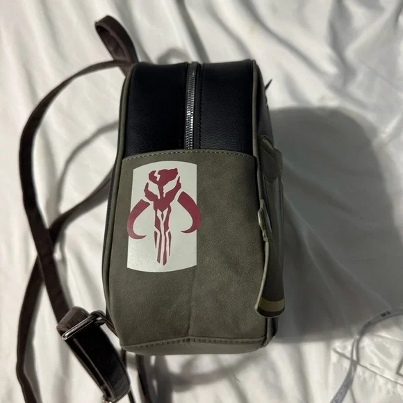 Bioworld Star Wars Boba Fett Mini Backpack Green & Black Cosplay - Picture 4 of 15